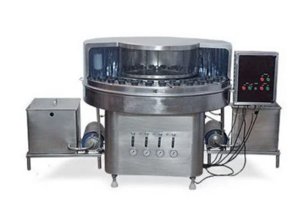 Semi Automatic Rotary Bottle Washing Machine
